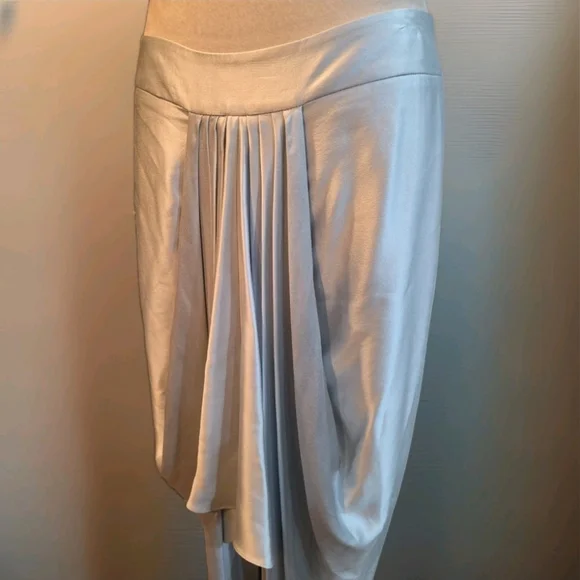 206 L.A.M.B. Asymmetrical Silver Skirt - Picture 2 of 6